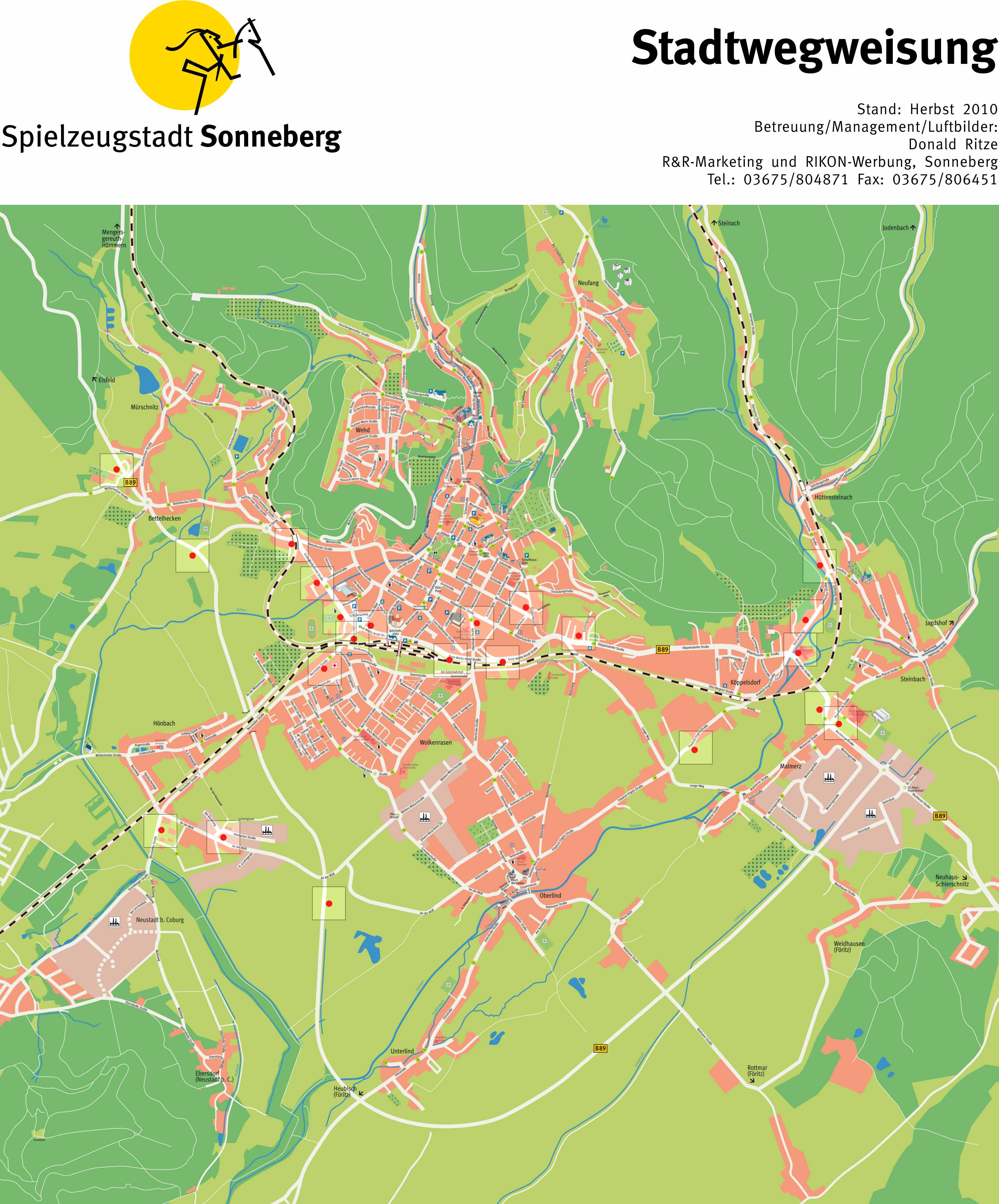 RIKON-das neue Wegeleitsystem für Sonneberg